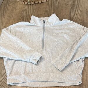 Under Armour Gray Quarter-Zip Sweatshirt